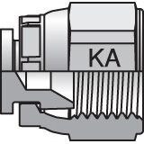 Hose Adapter - Komatsu 30 Flare - Female 30 Flare Swivel - Cap